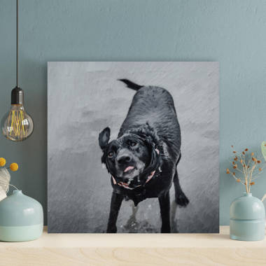 Black labrador outlet wall art